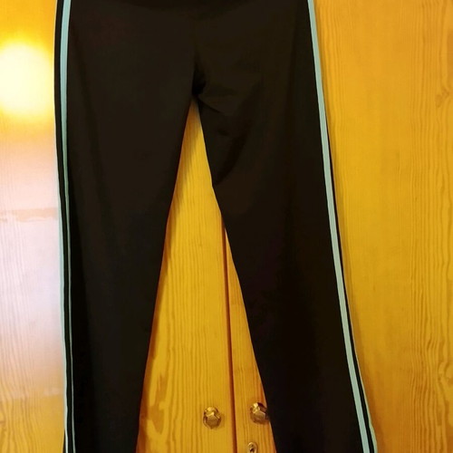Adidas Climalite women's elastic pants like new, black and turquoise