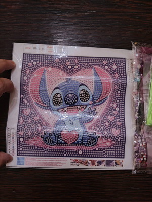 Diamond painting kit stitch new, inner dimensions 15x15