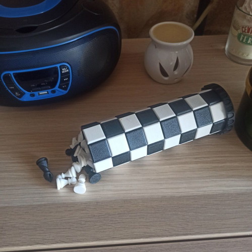 Travel chess and checkers set new, customizable colors