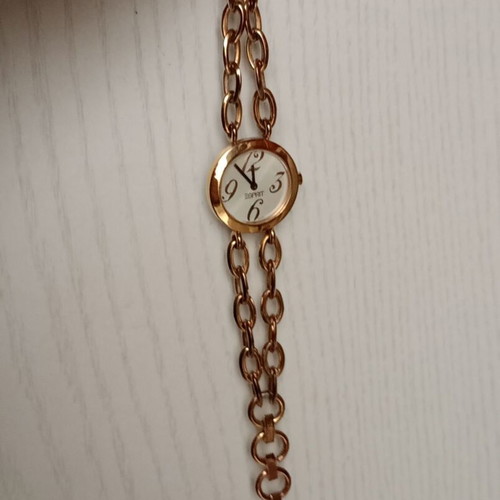 Esprit Vintage Cinderella wristwatch used, gold-toned stainless steel