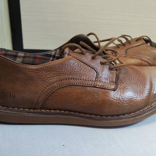 Kickers shoes used, brown, size 43