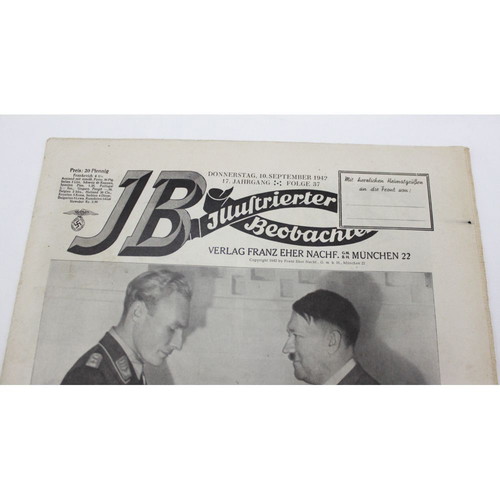 Illustrierter Beobachter περιοδικό ναζιστικού κόμματος, τεύχος 37, 10 Σεπτεμβρίου 1942