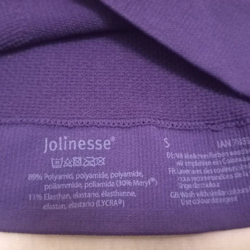 Jolinesse shapewear sleeveless top S purple like new