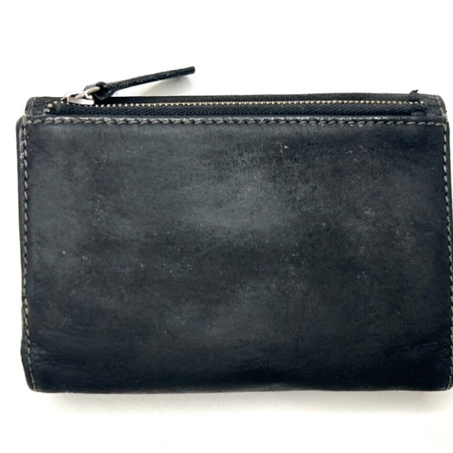 Loewe black wallet used with wear