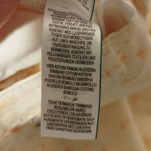 Marks & Spencer Girl's Pants New With Tags Floral Cotton 6-7 Years
