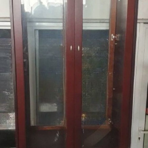 Living room unit new illuminated with display cabinets and cupboards