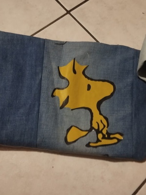 Woodstock Peanuts handmade hand bag pouch