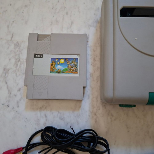 CrazyBoy Retro Console Famiclone 90s with Cartridge and Cables