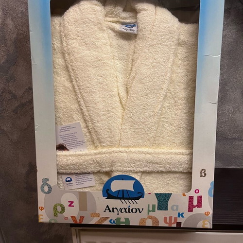 Aigaion Cotton Bathrobe new, size large