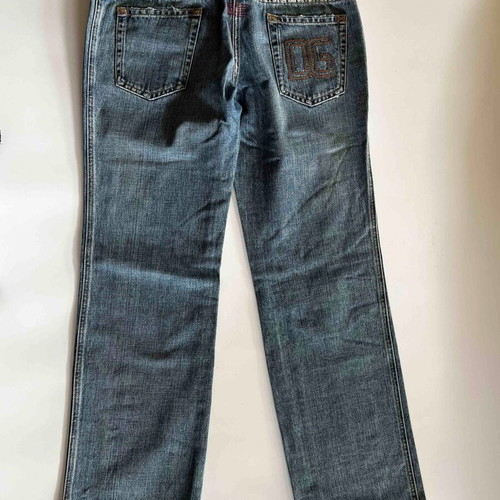 Dolce & Gabbana vintage denim jeans like new, straight fit, ripped, size 42 It