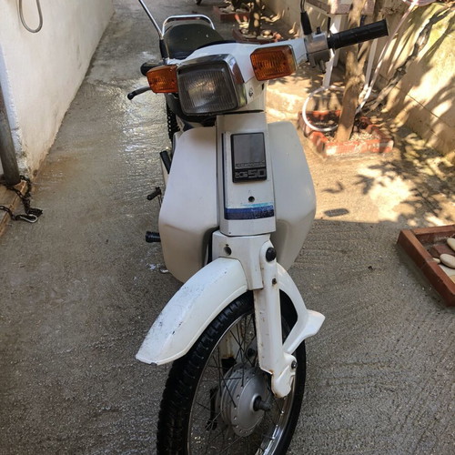Honda GLX moped 125cc conversion, white