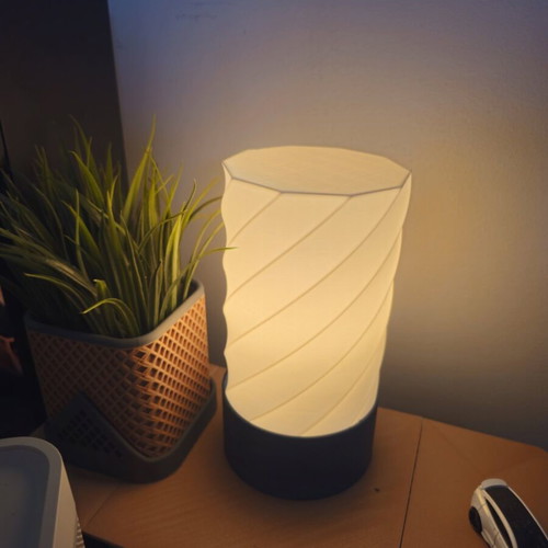 3D Printed Desk Lamp with RGB Smart LED Bulb new