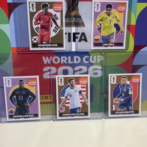 Panini 2026 Extra Stickers New, Rare Collection