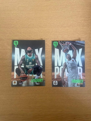 Panini Top Class EuroLeague 2025-26 Max Power Lessort & Tavares cards new