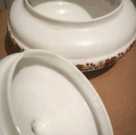 Vintage glass container used