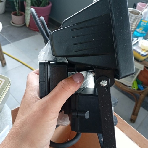 Halogen floodlight 150W with motion sensor for outdoor use