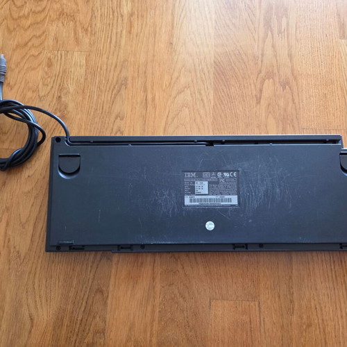 IBM KB-7953 keyboard used, black, vintage 1998