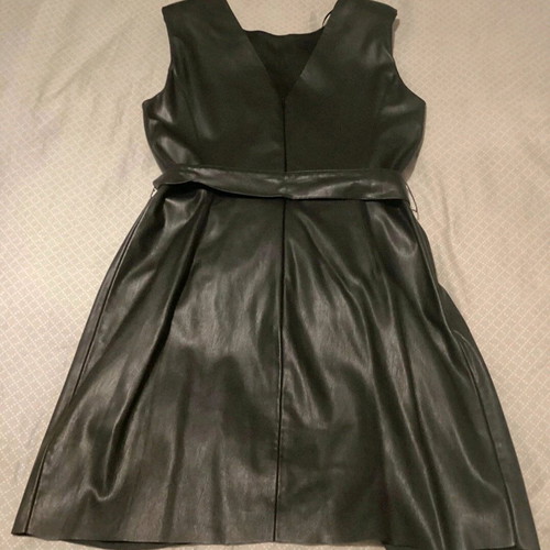 Black faux leather dress new Zara size L -  27,00 - Vendora.cy