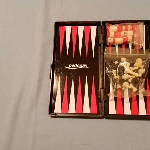 Magnetic Mini Chess Backgammon Checkers 20x20cm new