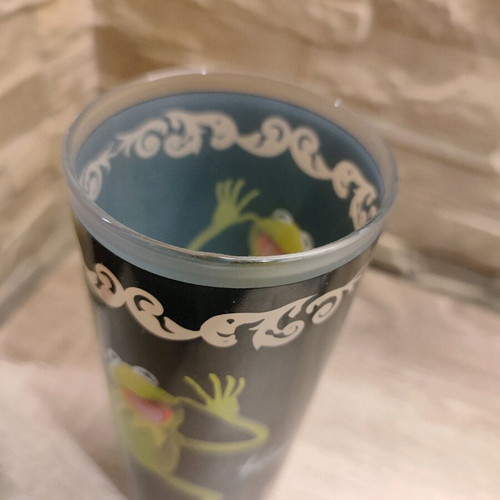Kermit the Frog glass cup new from Disneyland Paris