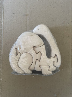 3D Wooden Dinosaur Puzzle new for assembling and coloring