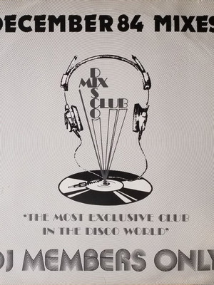 December 84 Mixes vinyl record used, electronic genre