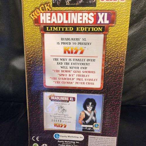 KISS Peter Criss Headliners XL like new