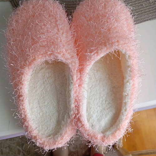 A.S. 98 women's slippers like new, size 38, white pink