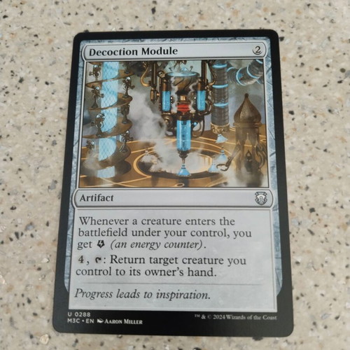Magic the Gathering Decoction Module new