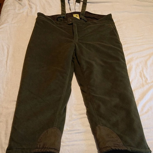 Hunting pants like new, warm fleece with membrane, size 60
