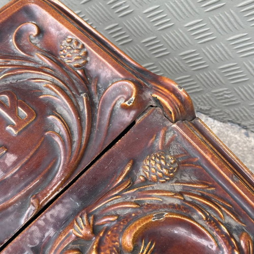 Cast iron fireplace accessory used, old