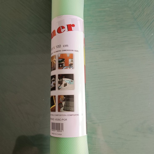 Non-slip plastic surface 45x100cm new, light green
