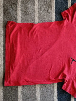 Jordan t-shirt μεταχειρισμένο, αυθεντικό, μέγεθος 146 cm, μαύρο και κόκκινο