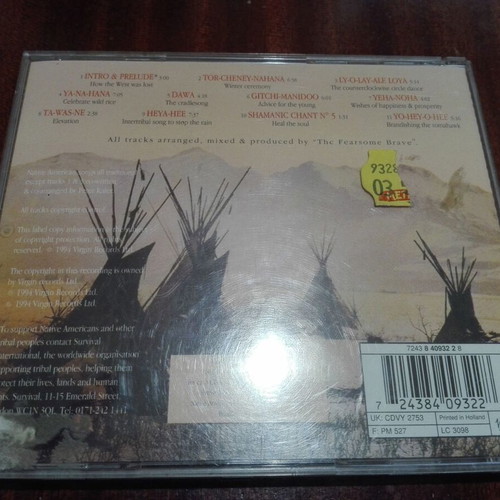 Sacred Spirit CD used, traditional Native American folk music