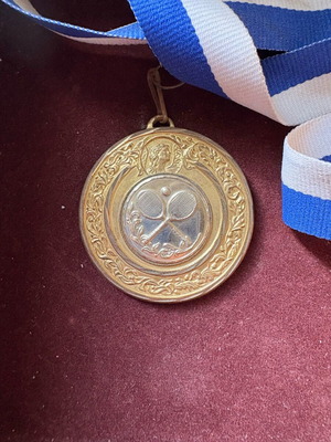 Tennis commemorative medal 2003 used