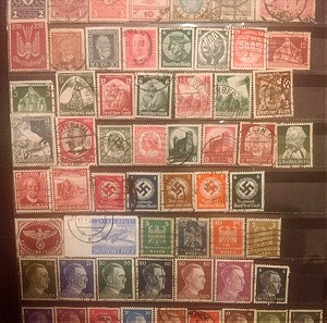 Γερμανια Ράιχ 100 διαφορετικά γραμματόσημα