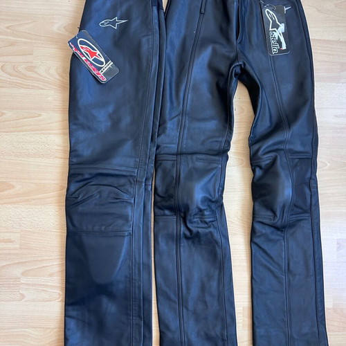 Alpine Star leather motorcycle pants new, size 42, women's
