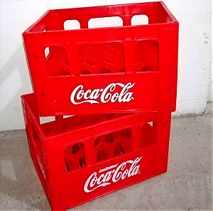 Πλαστικά κιβώτια (2 τεμ.) Coca-Cola