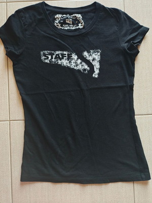 Staff black T-shirt, size small