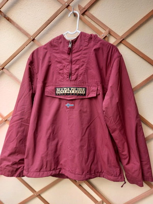 Napapijri jacket for 16-year-old boy size M like new, burgundy