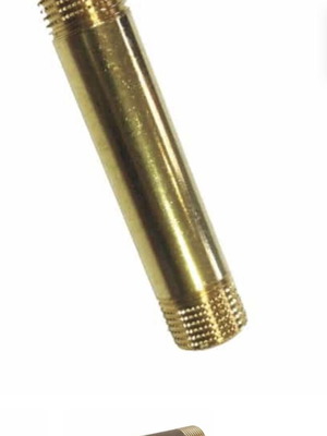 Brass 3/4 Pipe Nipple 10 cm New, Pack of 5