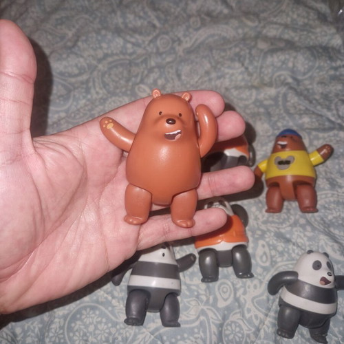 We Bare Bears Panda figures McDonald's Happy Meal toys