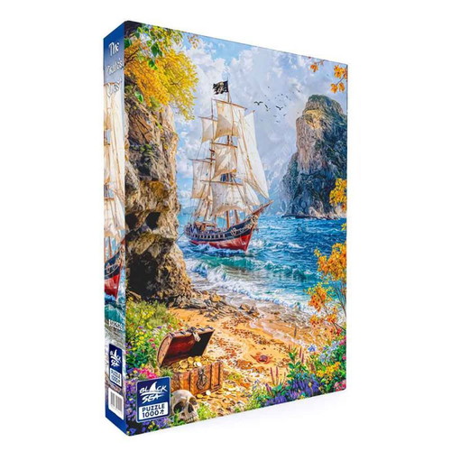 Black Sea Puzzle Pirate Adventure 1000 Pieces New