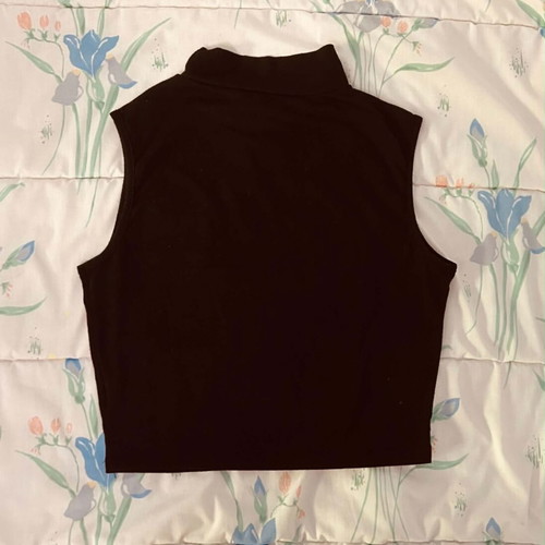 Shein black sleeveless summer top, size M