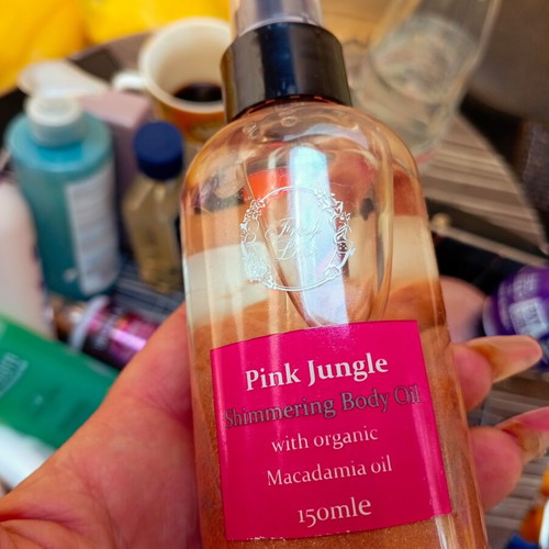 Fresh Line Shimmering Oil Pink Jungle 150 ml new