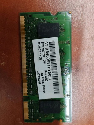 Micron MT8HTF12864HDY-667E1 1GB DDR2 SODIMM μνήμη RAM