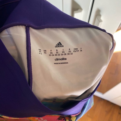Adidas leggings new, blue, size XS
