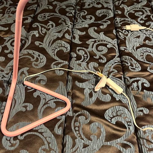Pink led lamp like new