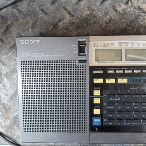 Sony portable radio used