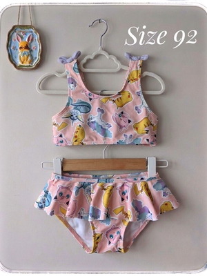 Pokemon bikini used for girl 92 cm H&M multicolor